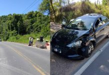Homem tem a perna amputada e morre após colisão em rodovia de SC