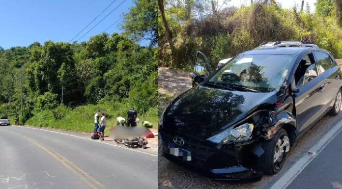 Homem tem a perna amputada e morre após colisão em rodovia de SC