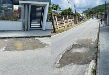 Morador do Santa Lídia reclama de buraco em frente à sua residência aberto há três meses