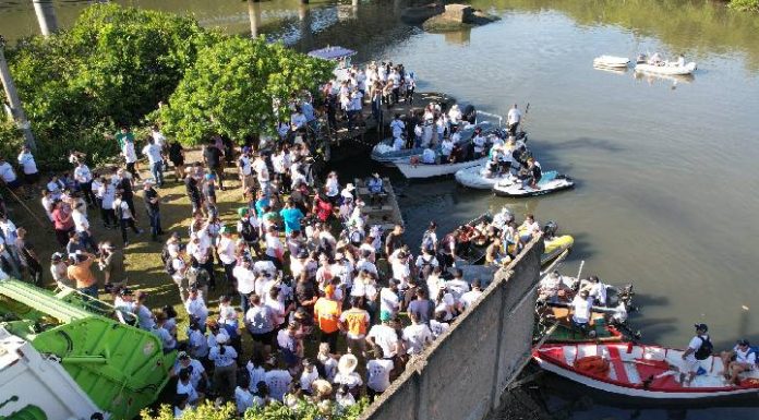 Mais de 1.800 voluntários participam da ação “Todos pelo Rio Camboriú” no Dia Mundial da Água