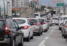 FERIADÃO: BR 101 passa horas trancada entre Penha a Itajaí