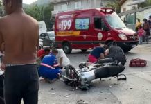 (VÍDEO) Duas pessoas morrem e uma fica ferida em acidente em Penha