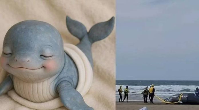 VIDEO “Baleia Reborn” encalha em praia de SC e viraliza nas redes sociais