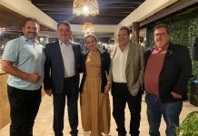 Nara Anacleto marca presença em evento com a presença do deputado Maurício Peixer em Penha