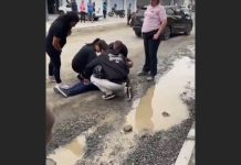 VIDEO Estudante é atropelado em trecho de obra inacabada em Piçarras