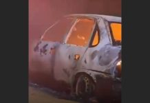 Três corpos carbonizados e mutilados são encontrados em carro incendiado em SC