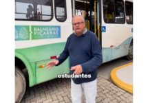 Balneário Piçarras está entre as 8 cidades catarineses com Tarifa Zero do transporte