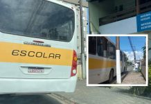 Motorista da Donel Transportes de Piçarras estaciona em área proibida e desafia: “Pode me denunciar”