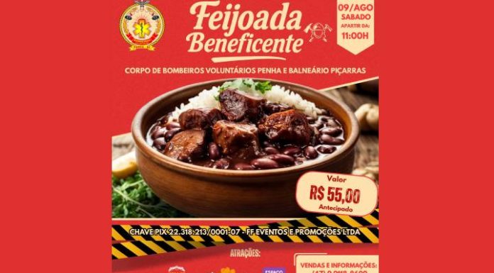 VIDEO Feijoada beneficente em apoio aos bombeiros voluntários tem parceria do OISCNOTÍCIAS