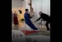 NA HORA DO SIM Noivo desmaia durante a cerimônia de casamento em SC