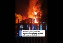Homem é preso por matar mulher queimada em incêndio criminoso no Oeste de SC