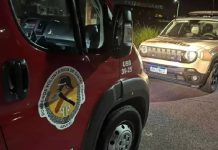 Homem leva garrafada no pescoço no Nossa Senhora de Fátima em Penha