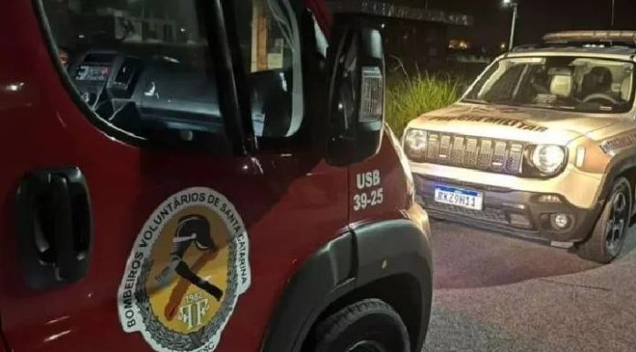 Homem leva garrafada no pescoço no Nossa Senhora de Fátima em Penha