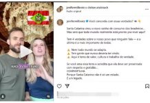 Casal que postou vídeo com ‘regras’ para morar em SC é investigado por xenofobia