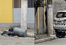 Corpo de mulher é achado na lata de lixo pela Polícia Civil