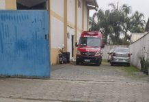 Ambulância dos Bombeiros Voluntários é flagrada em evento particular da academia do vereador Luciano de Jesus