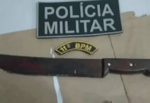 Mulher leva golpes de facão nos braços e nas pernas em Barra Velha