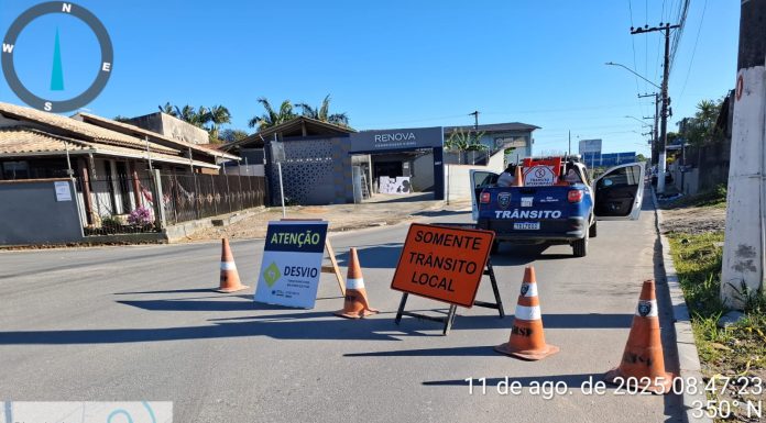 Rua João de Deus Carvalho terá interrupção total de trecho devido problema de infiltração