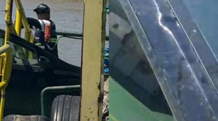 VIDEO Empresa do Ferry Boat bloqueia saída e cancela e atinge veículo de motorista