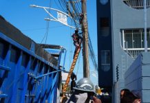 Piçarras remove mais de 600 kg de cabos irregulares durante mutirão na terça-feira (14)