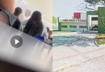 VIDEO Professora de SC perde a paciência e desabafa contra alunos: “vocês tem mais é que se f…!”