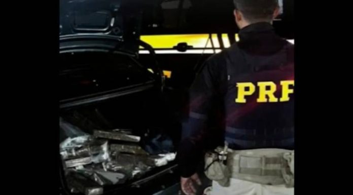 VIDEO Motorista de Uber que estava desaparecido em Penha é preso com cerca de 100 kg de maconha