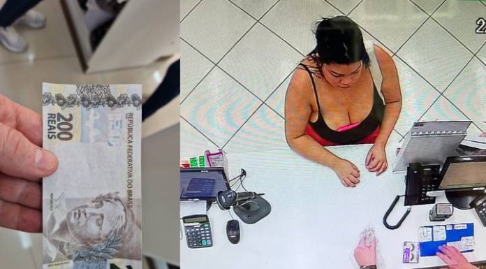 ALERTA! Video mostra duas mulheres passando notas falsas no comércio de Penha e Piçarras
