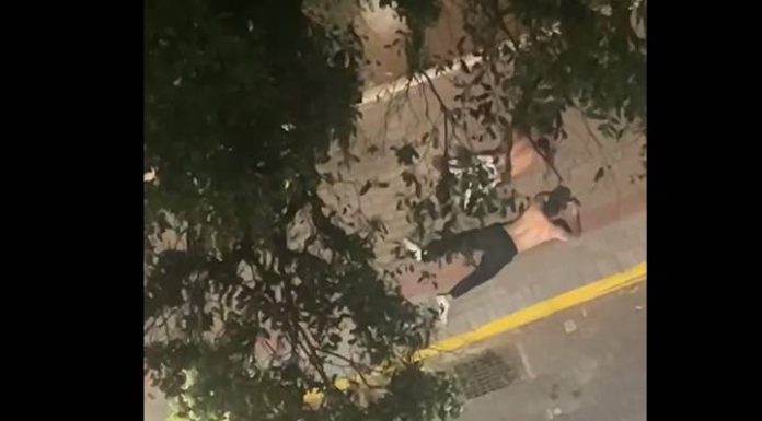 VIDEO Suspeitos supostamente armados são abordados pela PM na orla de Piçarras