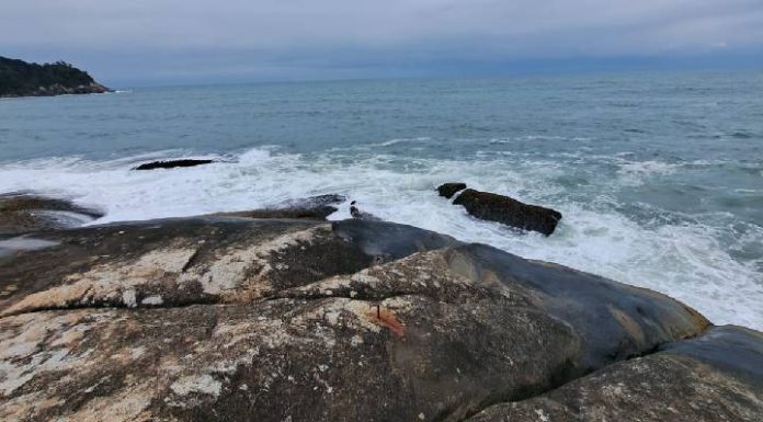 VIDEO Pescador é resgatado do costão em Itapema com ajuda de surfista