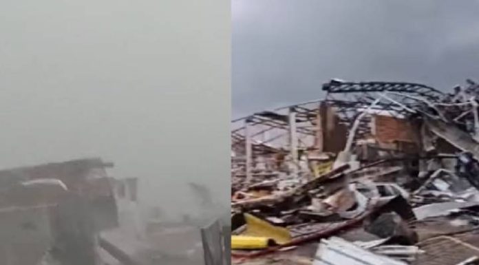 VIDEO Temporal provoca estragos em cidades de SC e do PR