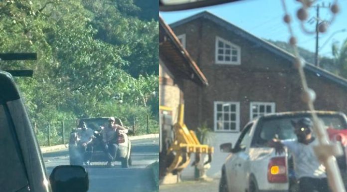 Servidores da Secretaria de Obras de Luiz Alves são flagrados em condições precárias de trabalho