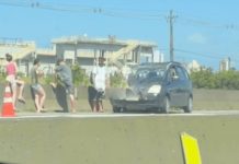 Dois acidentes são registrados em intervalo de seis minutos na BR-101 em Balneário Piçarras