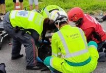 Acidente na BR-101 envolve sete veículos e deixa quatro feridos em Barra Velha