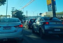 Acidente na BR-101 entre Penha e Itajaí provoca congestionamento