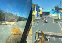 Acessos ao interior de Balneário Piçarras são bloqueados para tráfego de veículos pesados