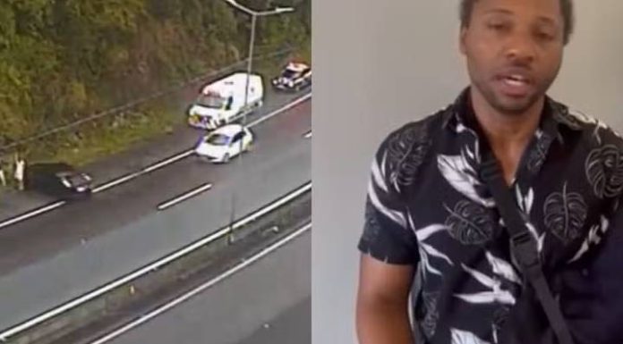 VIDEO ‘Fui lançado para trás’, diz policial atropelado em atendimento na BR-101 em SC; 4 pessoas foram atingidas