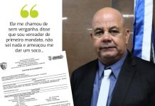 Vereador de Piçarras, Sandro Irmão é xingado e ameaçado no restaurante da Marina na Avenida Beira Mar