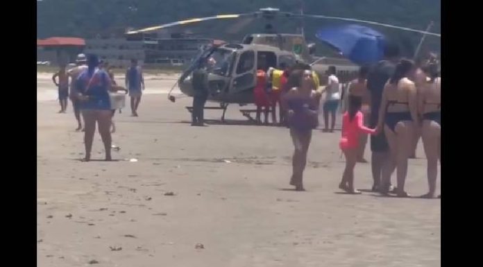 VIDEO Mulher sofre convulsão, se afoga e é salva por guarda-vidas na Praia de São Francisco do Sul
