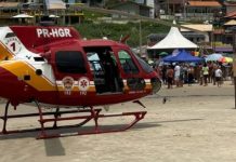 Homem de 37 anos morre após sofrer mal súbito em praia de SC
