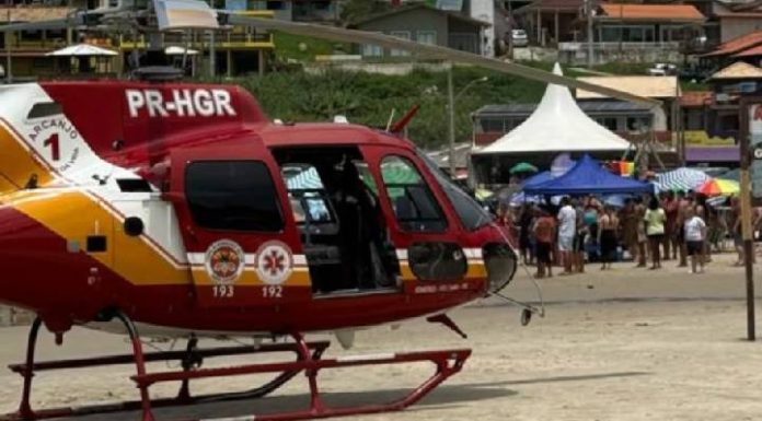 Homem de 37 anos morre após sofrer mal súbito em praia de SC