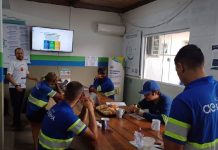 Aegea Santa Catarina faz treinamentos diários de segurança com colaboradores