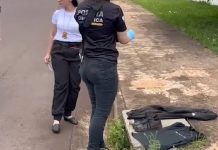 Roupas do suspeito de homicídio são encontradas escondidas em bueiro no PR
