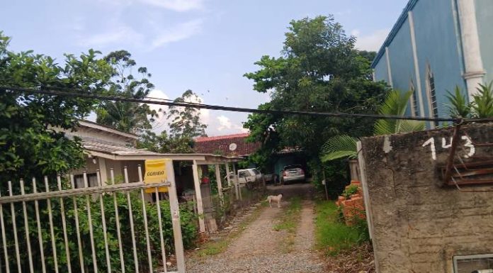 VIDEO “Vergonha na Rua dos Girassóis em Piçarras: fios de internet largados na frente de casa viram armadilha para moradores”