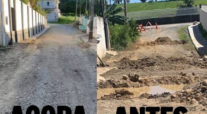 VIDEO Prefeitura atende morador, executa reparos e resolve problema em via do bairro Armação, em Penha