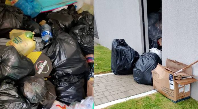 Moradores denunciam abandono na coleta de lixo em condomínio no centro de Piçarras