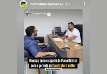 Vereador de Piçarras, Lucas Maia, e gerente da Vetter tratam sobre Plano Diretor enquanto projeto não tem data para votação na Câmara