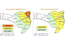 Semana terá calor intenso e temporais em Santa Catarina