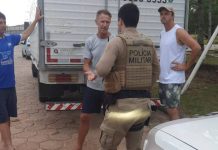 VIDEO Caminhão furtado em Balneário Piçarras é recuperado com mudança intacta