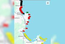 Risco de afogamento é alto nas praias do Litoral Norte neste domingo (18)