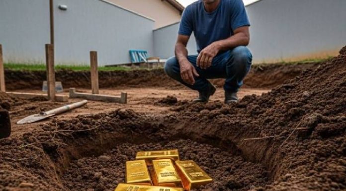Homem tenta fazer uma piscina em casa e encontra ouro avaliado em R$ 4 milhões no quintal